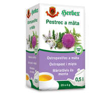  Herbex máriatövis és menta tea 20x4g 80 g