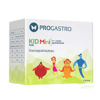  Progastro kid mini por 1-3 éves gyerekeknek élőflórát tartalmazó étrend-kiegészítő készítmény 31 db tasak