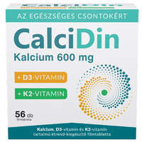  Calcidin kalcium d3-vitamin és k2-vitamin tartalmú étrend-kiegészítő filmtabletta 56 db