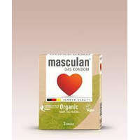  Óvszer masculan organic vegán 3 db