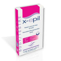  X-Epil H.kész pré.gélgyantacsík testre 12db