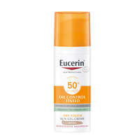 Eucerin EUCERIN Sun Oil Control színezett napozó krém-gél arcra SPF50+ medium (50ml)