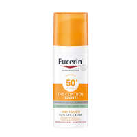 Eucerin EUCERIN Sun Oil Control színezett napozó krém-gél arcra FF50+ light (50ml)