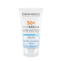 Dermedic DERMEDIC Sunbrella Ultra-light fényvédő FLUID SPF 50+ száraz és normál arcbőrre (40ml)