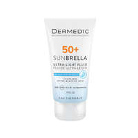 Dermedic DERMEDIC Sunbrella Ultra-light fényvédő FLUID SPF50+ rozáceás bőrre (40ml)