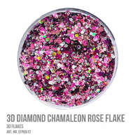  Dipon 3d effekt pigment - rózsaszin kaméleon konfetti - (5 gr)