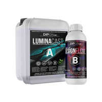  Dipon LUMINACAST 7 Design flow epoxigyanta - 1,5kg (A-1kg / B-0,5kg)