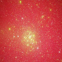 PC Öntapadós glitteres / csillámos dekorgumi, 20cm x 30cm irizáló piros