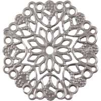 PC Fém díszítőelem, kerek 3,5cm