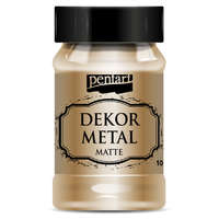 Pentart Dekor Metál matt festék BRONZ 100ml | Pentart