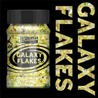 Pentart Galaxy Flakes 100ml Pluto sárga