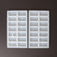 PC Szilikon öntőforma átlátszó domino 20,5 x 11,2 x 1,3cm