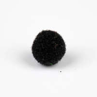 Zsenília pompon 1 cm, 100 db / csomag - fekete