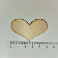 DC Fa romantik szív 5cm x 3cm