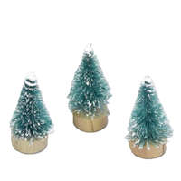 Dekor fenyőfa zöld, havas 3,5cm