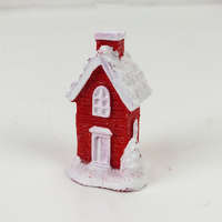 DC Kerámia magas ház piros-fehér színű 5,3cm magas