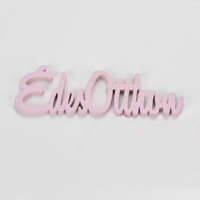 DC Fa felirat "Édes Otthon" 10cm x 3cm - pink