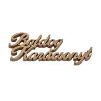 DC Fa felirat "Boldog Karácsonyt" 10cm x 4cm - arany