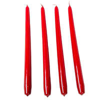 Lakkozott szálas gyertya 290x22mm bordó 10db/csom (db ár)