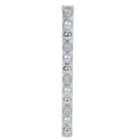 Müanyag gömb ezüst 3cm 12db-os csomag