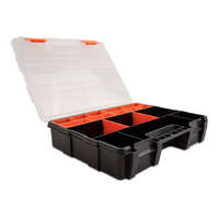 Delock Delock Rendező doboz 21 egységgel, 290 x 220 x 60 mm méretben, narancs és fekete