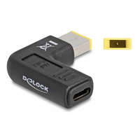 Delock Delock Laptop töltőkábel adapter USB Type-C anya - Lenovo 11,0 x 4,5 mm apa 90 fokban hajlított