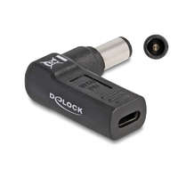 Delock Delock Laptop töltőkábel adapter USB Type-C anya - Dell 7,4 x 5,0 mm apa 90 fokban hajlított