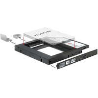 Delock Delock Slim SATA 5.25 illeszto-keret, 1 x 2.5 SATA HDD/SSD-hez