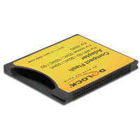 Delock Delock Compact Flash-adapter > iSDIO (WiFi SD), SDHC, SDXC memóriakártyához, 25Mbps