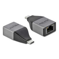 Delock Delock USB Type-C adapter Gigabit LAN 10/100/1000 Mbps kompakt kialakítású
