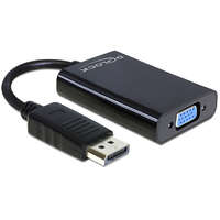 Delock Delock Displayport apa > VGA 15 pin anya + audio + táp adapter