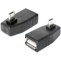 Delock Delock adapter USB micro-B apa > USB 2.0-A anya, OTG, 90 -ban forgatott