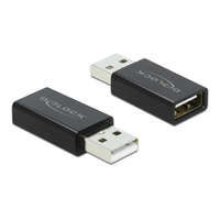 Delock Delock USB 2.0 Adapter - A-típusú apa csatlakozó - A-típusú anya csatlakozó adat blokkoló