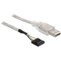 Delock Delock kábel, USB 2.0-A apa - pin fejes
