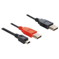 Delock Delock kábel 2 x USB 2.0-A apa> USB mini 5-pin
