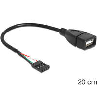 Delock Delock USB 2.0 A típus, anya - pin fejes kábel