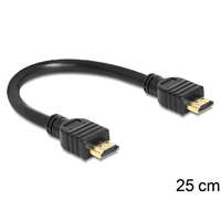 Delock Delock nagy sebességű HDMI Ethernet - A kábel, apa / apa, 25 cm