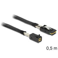 Delock Delock Mini SAS HD x 4 SFF 8643 apa > Mini SAS x 4 36 Pin SFF 8087 apa kábel, 0,5 m