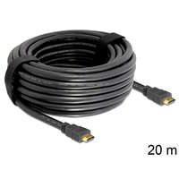 Delock Delock nagy sebességű HDMI Ethernet kábel HDMI A dugós > HDMI A dugós 20 m