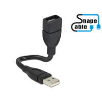 Delock Delock kábel USB 2.0 A apa > A anya ShapeCable 0,15 m
