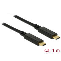Delock Delock USB 3.1 Gen 2 (10 Gbps) kábel Type-C a Type-C 1 m 3 A E-Marker