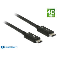 Delock Delock Thunderbolt 3 (40 Gb/s) USB-C kábel, csatlakozódugó > csatlakozódugó, passzív, 0,5 m, 5 A,