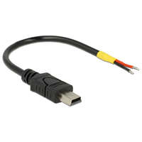Delock Delock USB 2.0-s kábel Mini-B-csatlakozódugóval > 2 db nyitott vezetékkel, 10 cm Raspberry Pi