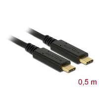 Delock Delock USB 3.1 Gen 2 (10 Gbps) kábel Type-C a Type-C 0,5 m PD 5 A E-Marker