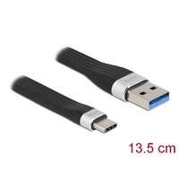 Delock Delock USB 3.2 Gen 1 FPC lapos csík kábel USB A-típusú - USB Type-C 13,5 cm PD 3 A