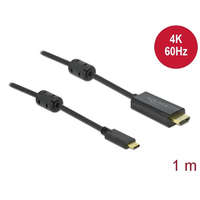 Delock Delock Aktív USB Type-C - HDMI kábel (DP Alt Mode) 4K 60 Hz 1 méter hosszú