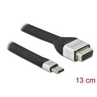 Delock Delock FPC lapos csík kábel USB Type-C - VGA (DP Alt Mode) 13 cm