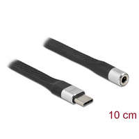 Delock Delock FPC lapos csík kábel USB Type-C - Sztereó jack aljzat hüvely 10 cm