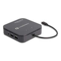 Delock Thunderbolt 3 Mini-dokkoló állomás 8K - DisplayPort / HDMI / USB / LAN / Audio / PD 3.0