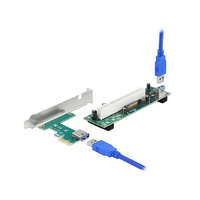 Delock Delock PCI Express Riser kártya x1 - 1 x PCI 32 Bit bővítőhely, 60 cm-es -kábellel